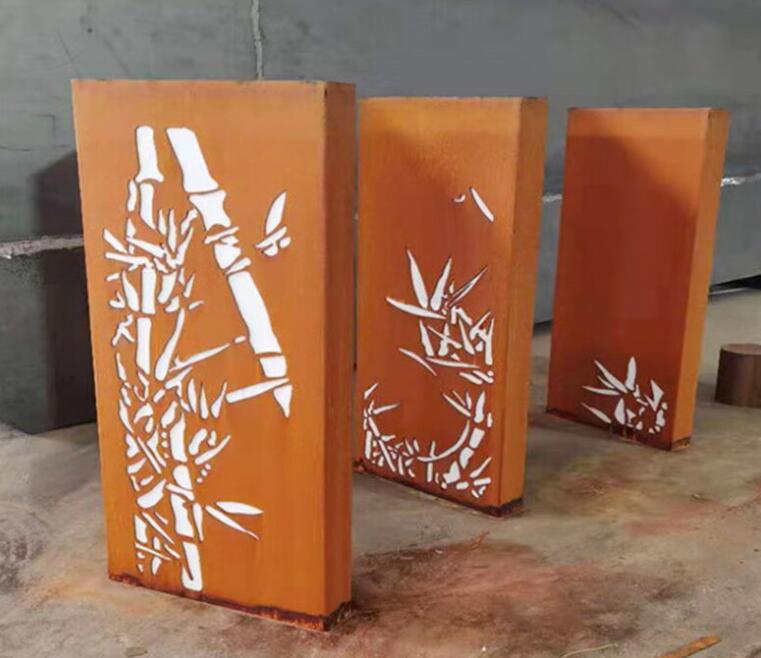 门头沟锈钢板灯箱